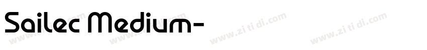 Sailec Medium字体转换